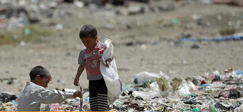 Los niños son los más vulnerables del conflicto en Yemen.