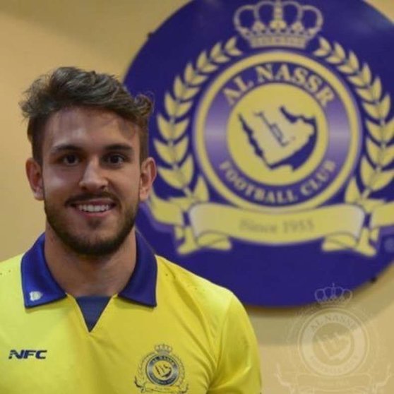 Bruno Uvini, jugador brasileño en Riad.