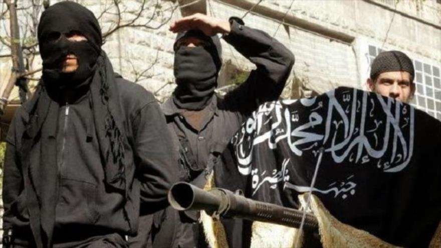 Militantes de Al Qaeda en el sur de Yemen.