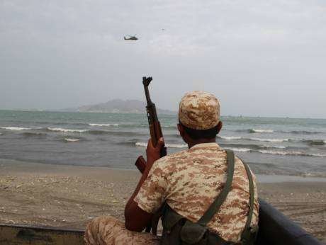 Un soldado yemení en Adén.