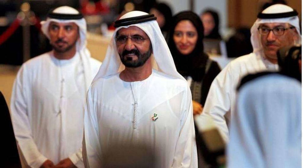 Una imagen del gobernador de Dubai, jeque Mohammed bin Rashid Al Maktoum.