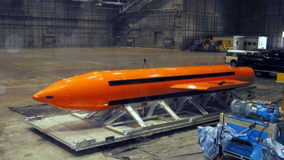 La GBU-43/B, la super bomba de Estados Unidos.