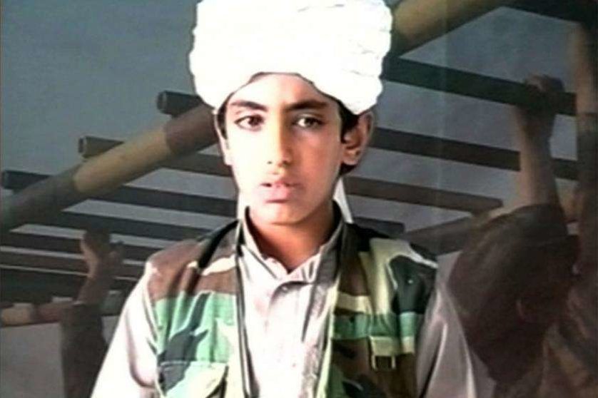 Una de las poca imágenes del hijo de Osama bin Laden.