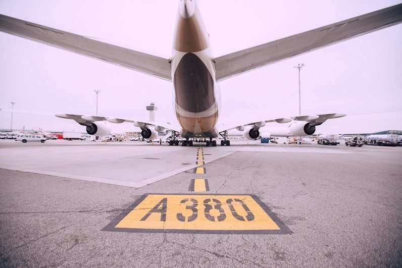 Un avión Airbus 380 de Etihad Airways. (Etihad Airways, Facebook)