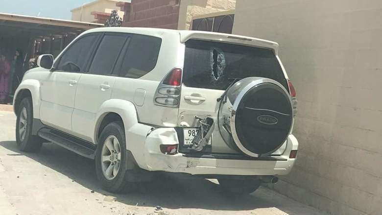 El detenido atropelló a una mujer en RAK y dañó su vehículo a propósito.