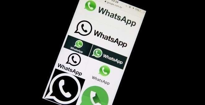 Logo de la aplicación de mensajería WhatsApp.