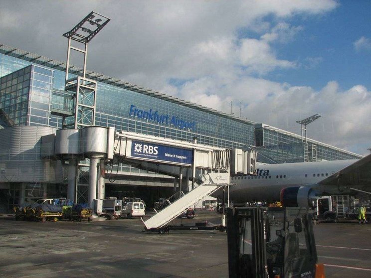 Imagen del Aeropuerto Internacional de Frankfurt.