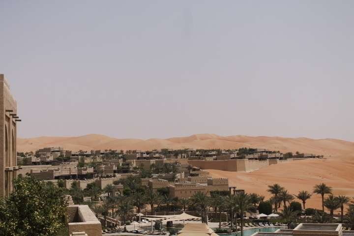Desierto de Liwa en el emirato de Abu Dhabi. (EL CORREO)