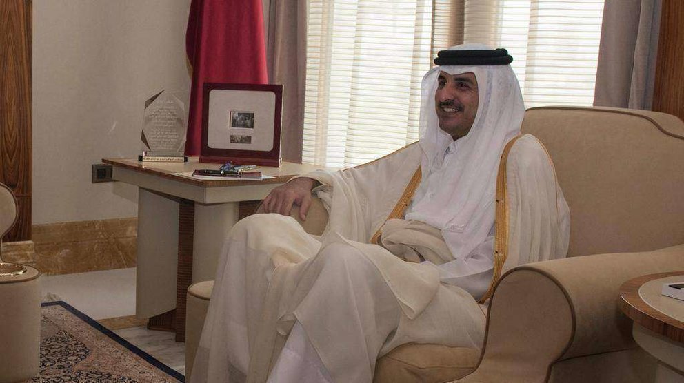 El emir de Qatar, el jeque Tamim Bin Hamad Al Thani. (AP)