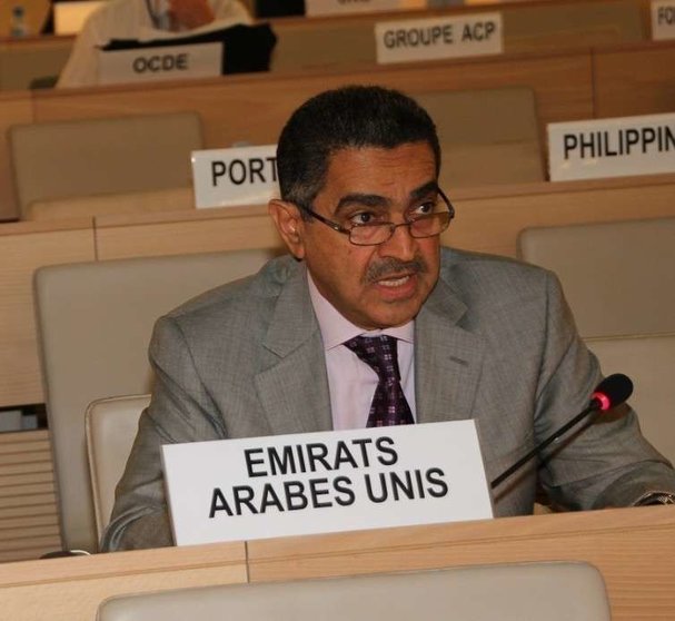 Obaid Salem Al Zaabi, representante permanente de EAU ante las Naciones Unidas.
