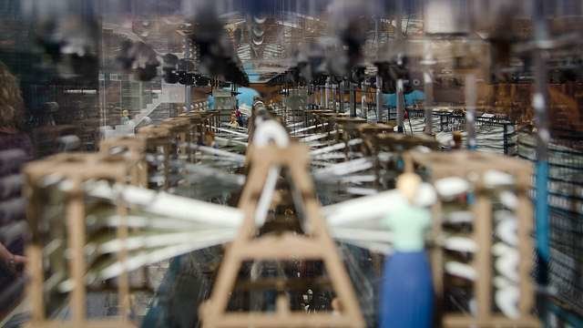 Una fábrica de hilos de algodón. (Scott Dexter, Flickr)