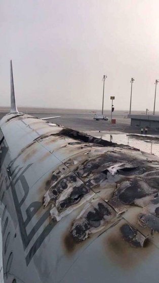 Una imagen del avión de Qatar Airways en el aeropuerto de Doha.