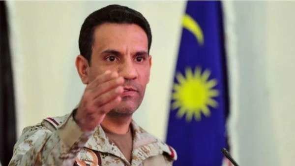 El portavoz de la Coalición para el Apoyo de la Legitimidad en Yemen, coronel Turki Al-Maliki.