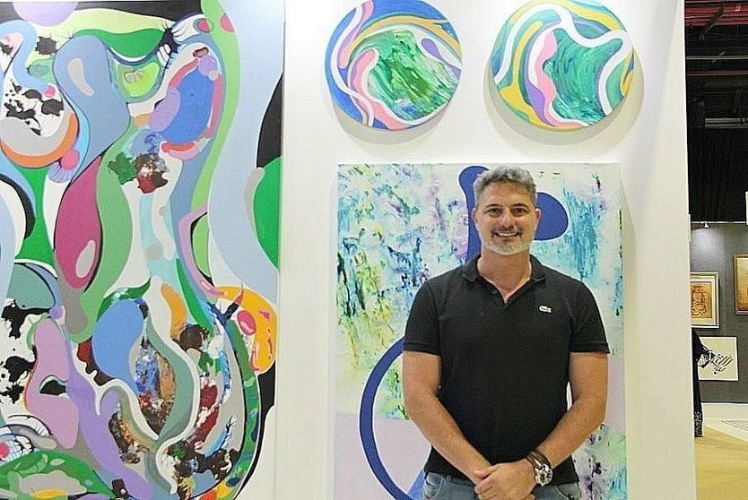 Javier Marten, en World Art Dubai. (EL CORREO)
