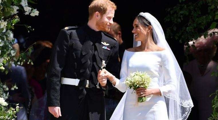 Imagen de la boda del príncipe Harry y Meghan. 