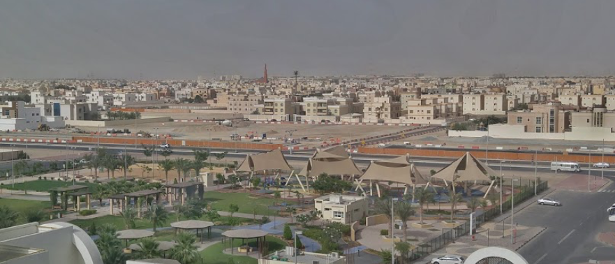 Una imagen de Mohammed Bin Zayed City de Abu Dhabi.