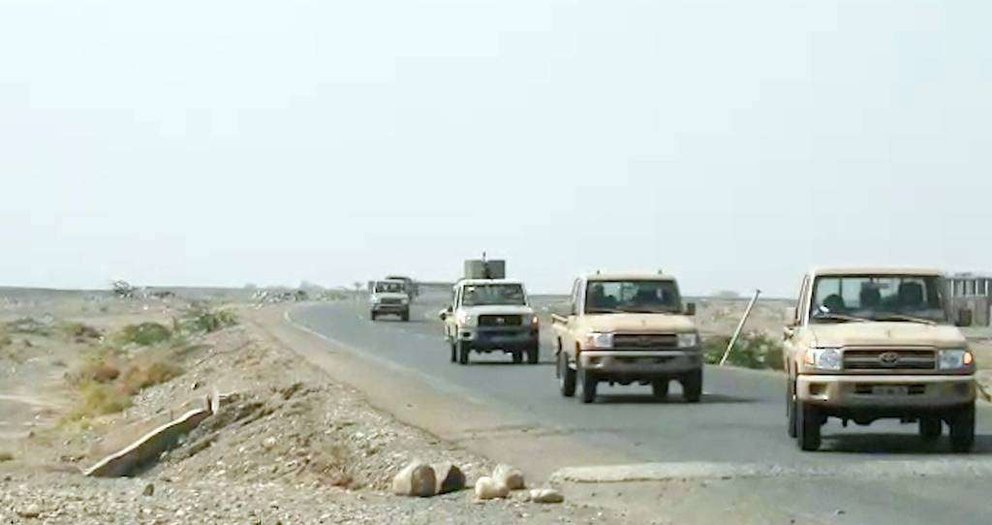Vehículos de la Resistencia Yemení. (WAM)