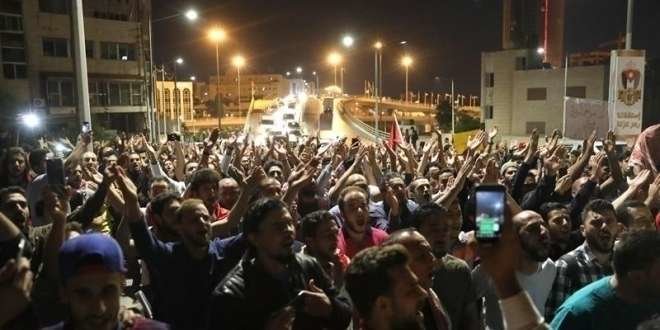 Protestas contra las reformas económicas en Amman. (EFE)