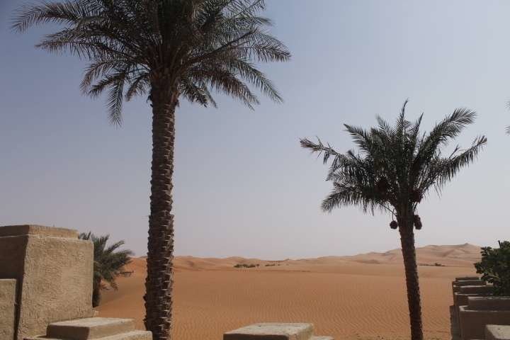 Una imagen del desierto de Abu Dhabi. (EL CORREO)