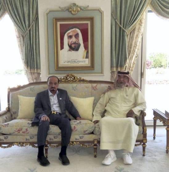 El presidente de EAU y el gobernante de Ajman en Francia.