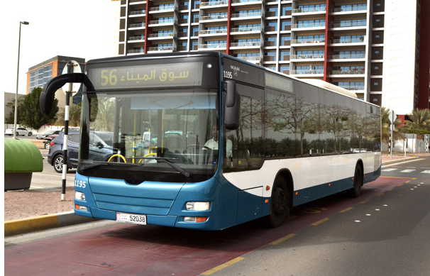 Autobús en Abu Dhabi. 