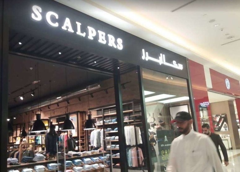 La tienda española Scalpers de Dubai Mall. (EL CORREO)