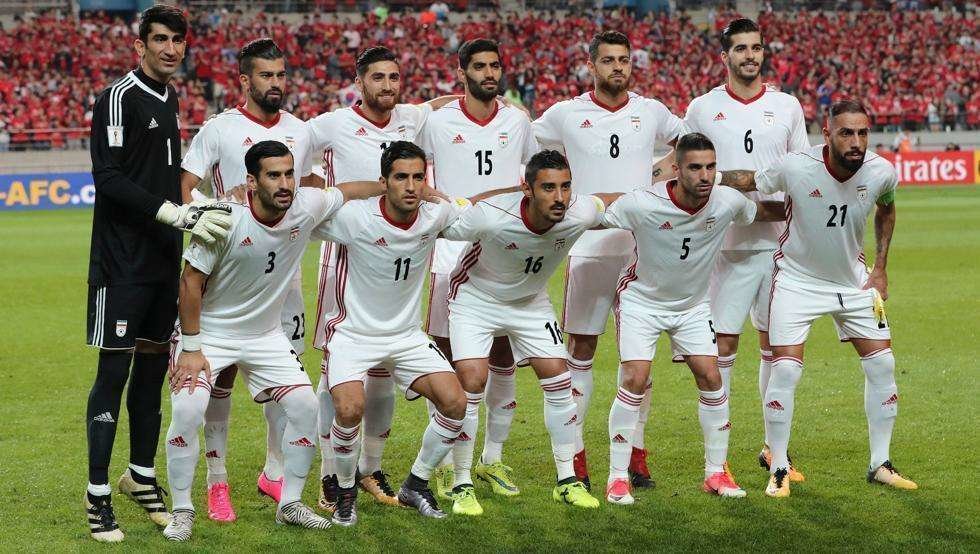 La selección de Irán en el Mundial Rusia 2018.