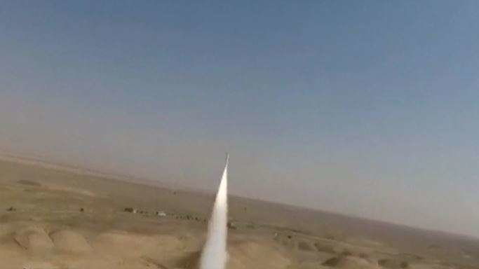 Captura de pantalla del vídeo de presentación del último misil de Irán.
