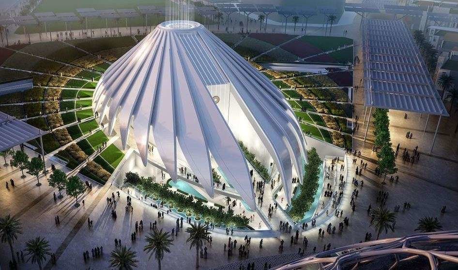 Ilustración del que será el pabellón de Emiratos Árabes en la Expo 2020, diseñado por Santiago Calatrava.