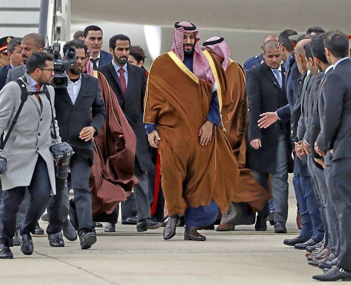 El príncipe heredero de Arabia Saudita visitó España en abril de 2018.