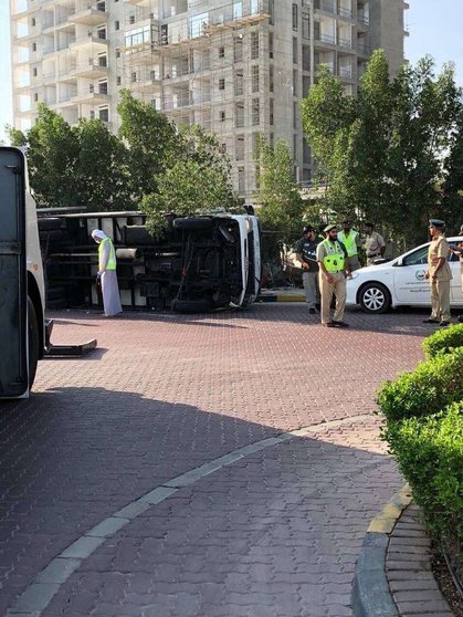 El accidente mortal ha tenido lugar este domingo en Palm Jumeirah. (Policía de Dubai)