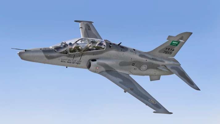 Avión Hawk de la Real Fuerza Aérea Saudita. (BAE System)