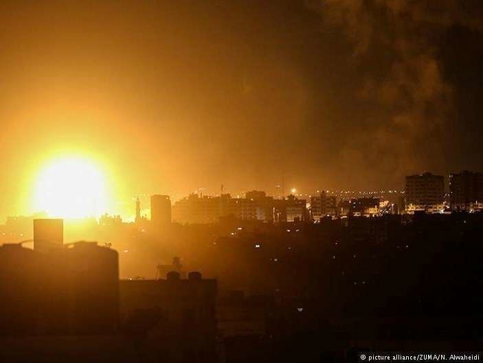Bombardeos israelíes en la Franja de Gaza. (dw.com)