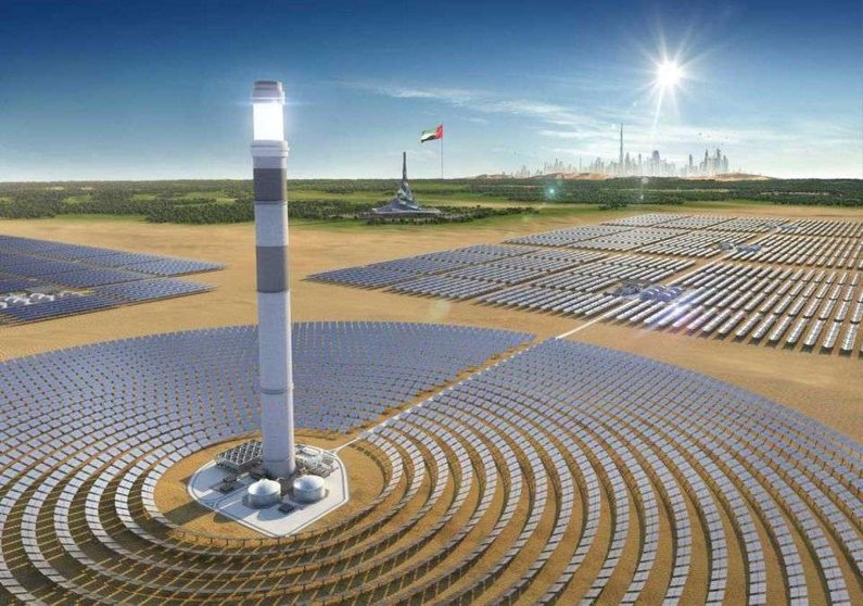 El Parque Solar de Dubai.