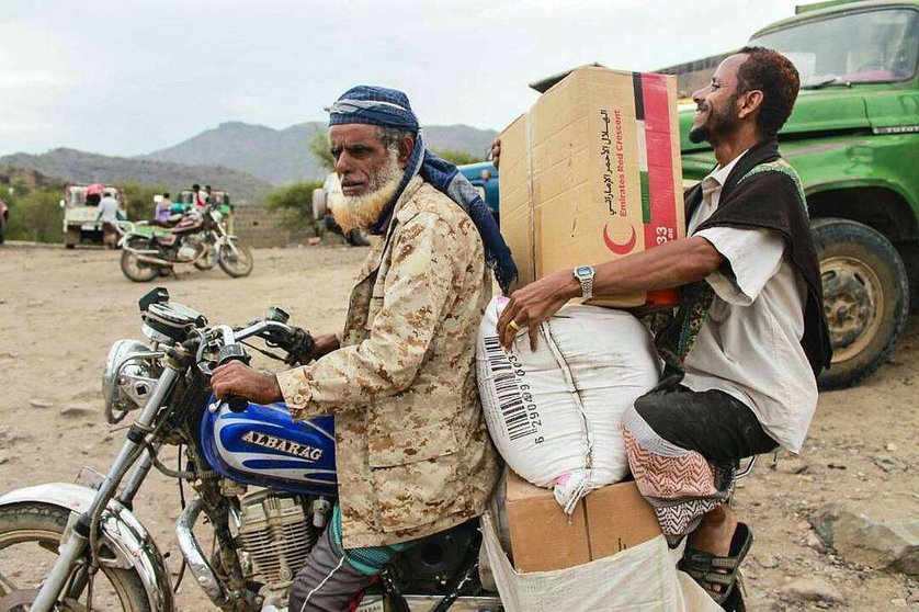 La ayuda humanitaria que Emiratos Árabes proporciona a la población en Yemen es permanente. (WAN)