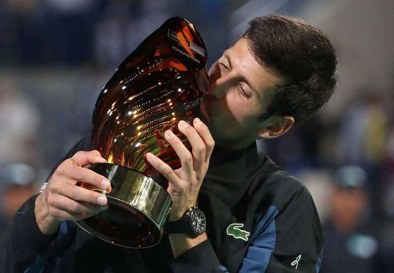 Novak Djokovic campeón en Abu Dhabi 2018.