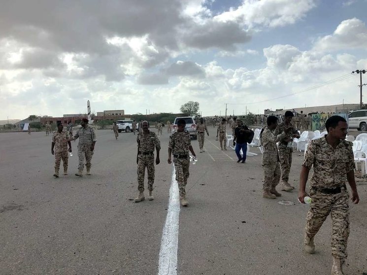 Soldados yemeníes en Adén.