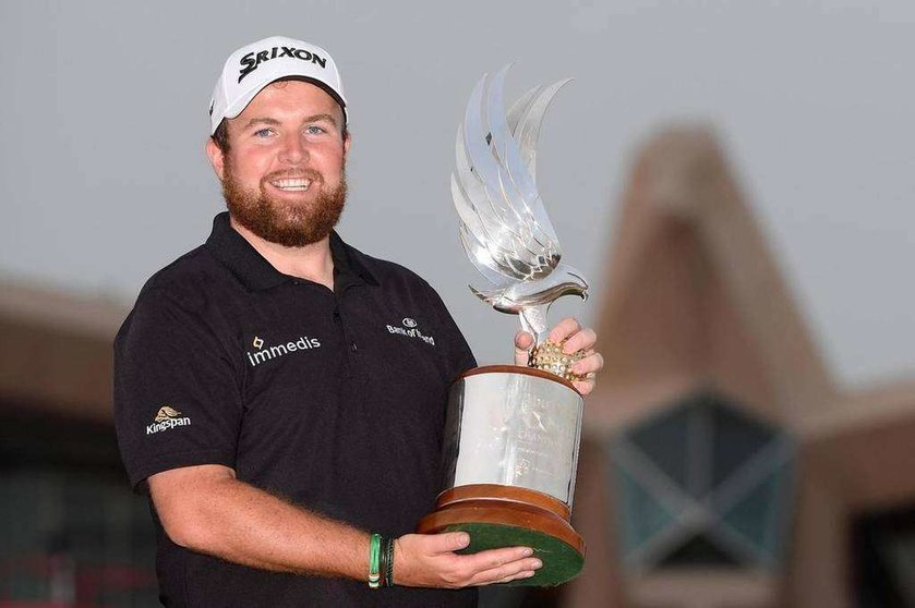 Shane Lowry fue el campeón en el torneo de golf Abu Dhabi 2019.