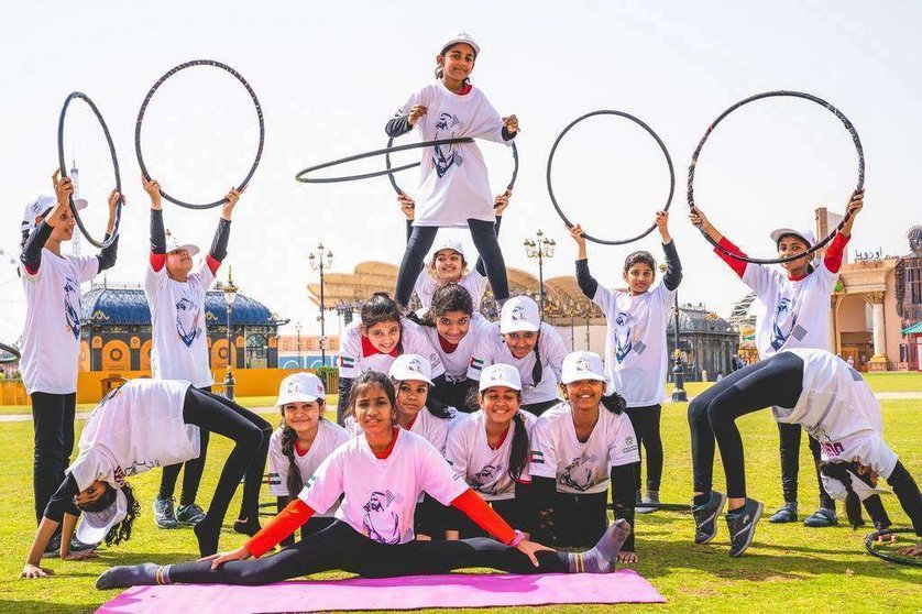 Una actividad del Día Nacional del Deporte celebrado en Dubai. (WAM)
