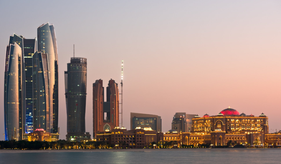 Una imagen de la Corniche de Abu Dhabi en invierno.