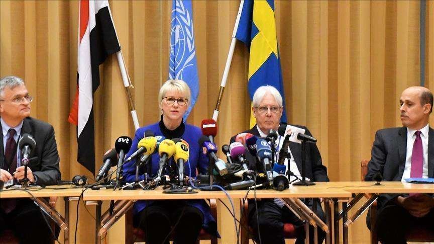 Conversaciones en Suecia entre Gobierno yemení y rebeldes hutíes. 