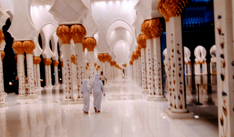 Una imagen de la Gran Mezquita de Abu Dhabi. (EL CORREO)