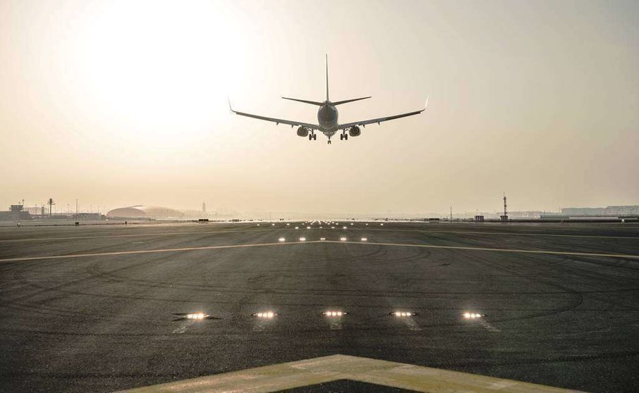 Una de las pistas del Aeropuerto Internacional de Dubai. (Fuente externa)
