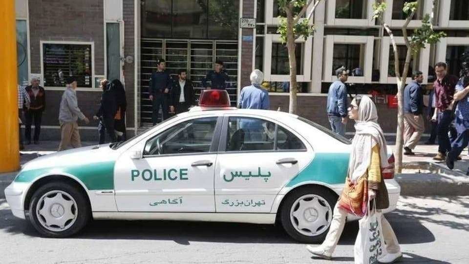 Una patrulla iraní.