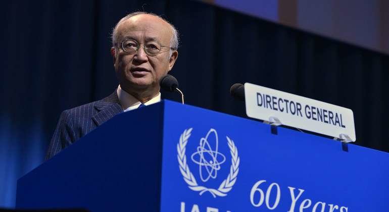 El director del Organismo Internacional para la Energía Atómica (OIEA), Yukiya Amano