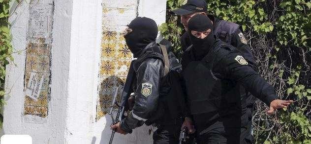 Fuerzas de seguridad en Túnez.