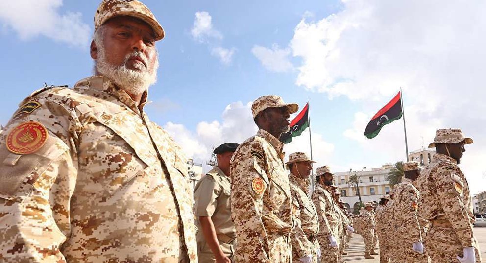 Efectivos del Ejército libio del mariscal Haftar. (AFP)
