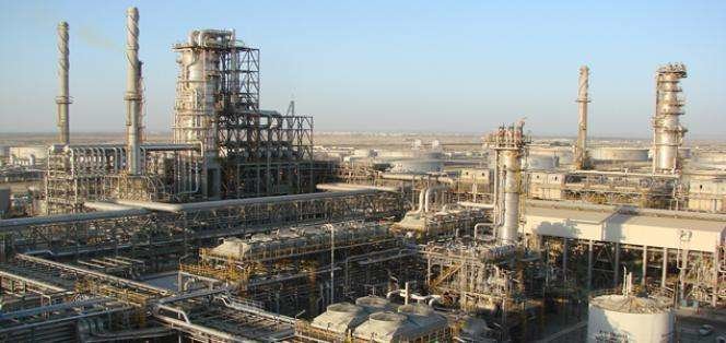 Una refinería en Kuwait.