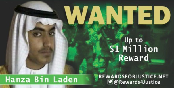 EEUU ofrece una recompensa de un millón de dólares por información sobre el hijo de bin Laden.