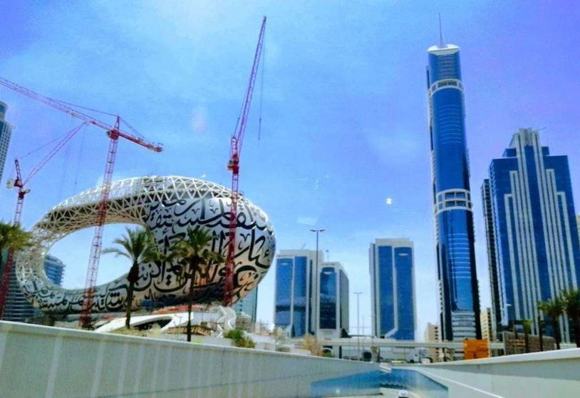 El Museo del Futuro en el centro de Dubai. (EL CORREO)